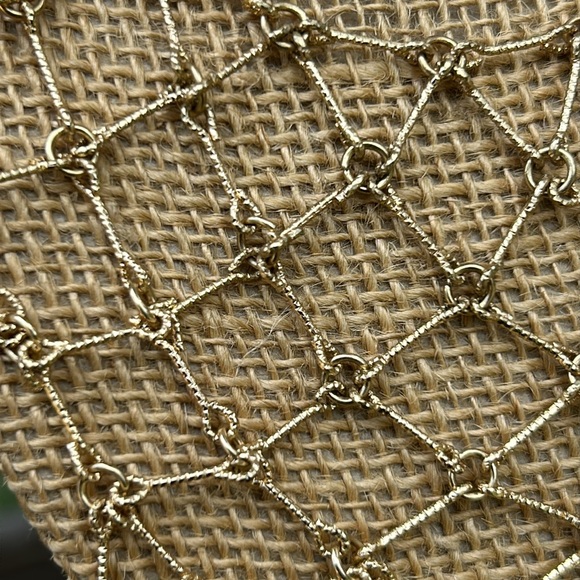 Gold Mesh Necklace - Picture 3 of 5